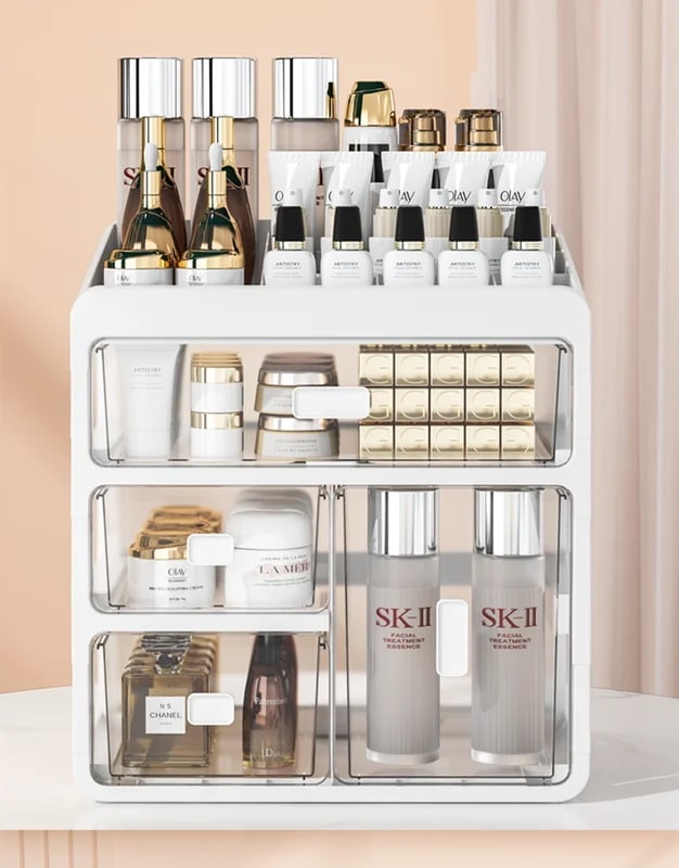 引き出し,化粧ブラシ,口紅,ジュエリー,化粧品用の収納ボックス