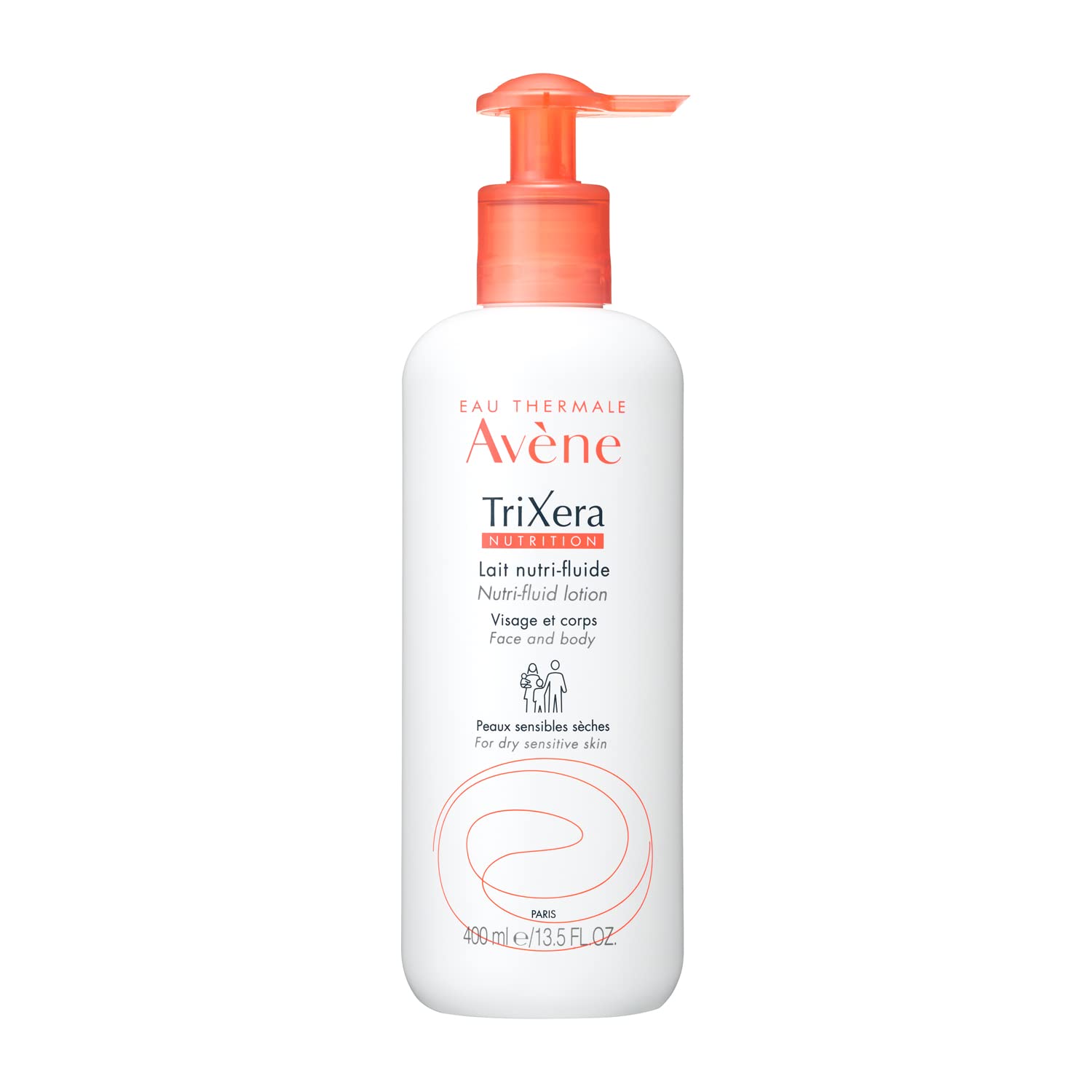 アベンヌ(Avene) トリクセラNT フルイドミルク(ラージ) 400mL ボディクリーム ・ トリートメント ミルク状 アロマフローラルの香り デリケート ベビー 赤ちゃん 1ヵ月 全身用 保湿