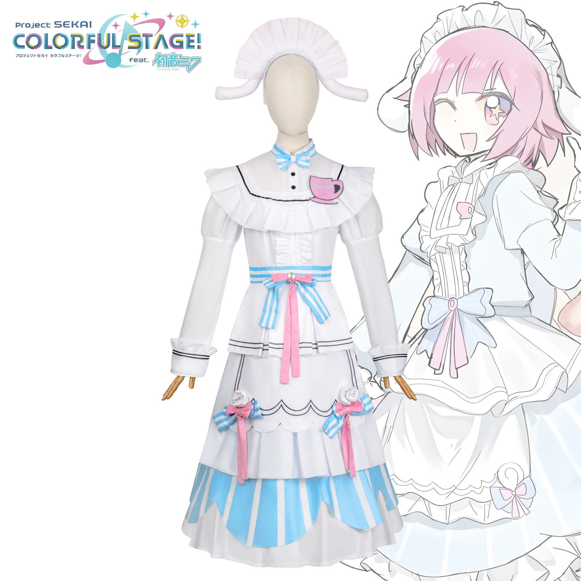 世界計画多彩ステージfeat二次元アニメ連動鳳笑夢コスプレ衣装