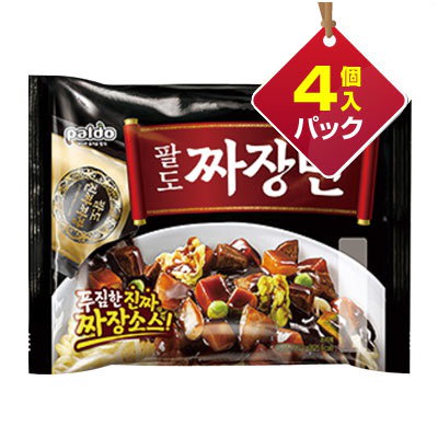 ジャジャン麺(203gｘ4個入りパック) 韓国ラーメン イ...のサムネイル