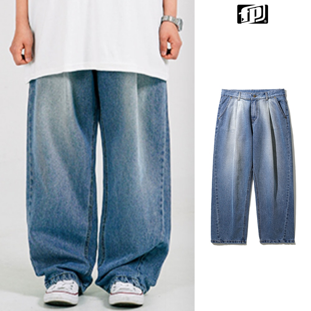 JEMUT] Ripley Wide Balloon Denim Pants デニム・ジーンズ