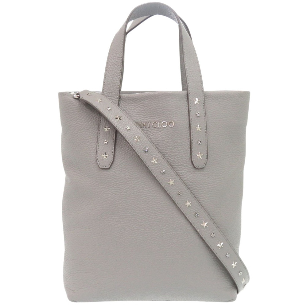 美品 2WAY スタースタッズ SOFIA ショルダーバッグ レザー/レザー グレー 0647【中古】 レディース 28,600円