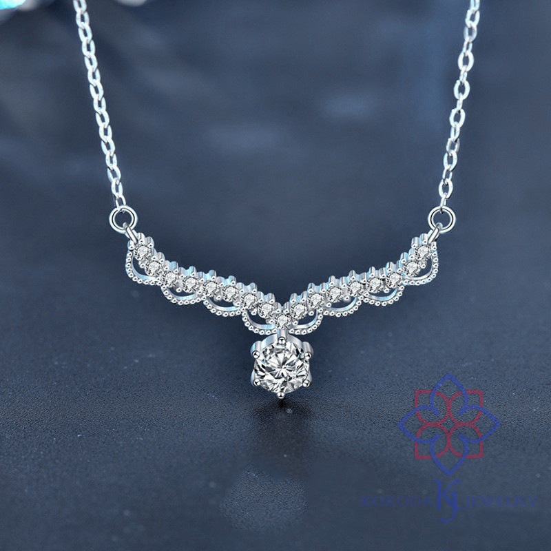 ネックレス 鹿 モアサナイト ネック飾り レディース ペンダント シルバー925 アクセサリー ジュエリー 結婚式 ギフト 女性 プレゼント バー プラチナ 鹿の角ネックレス 美しい 枝 可愛い