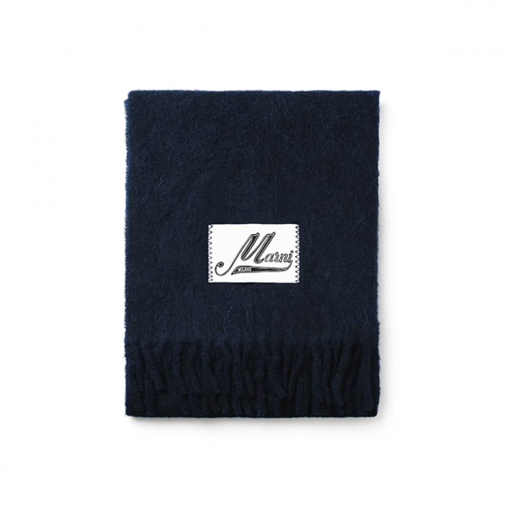 Marni SCMC0059Y0 UTW918 00B99 アルパカフリンジマフラー