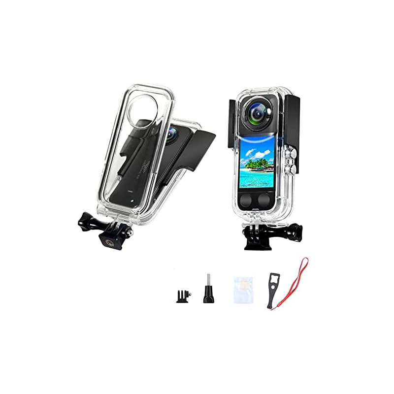 TMOM Insta360 X3用 パノラマカメラ用防水ケース insta360 x3 水中ケース insta360 x3 潜水ケース insta360 x3防水カバー 水中撮影 潜水用ケース防水深さ 12,342円