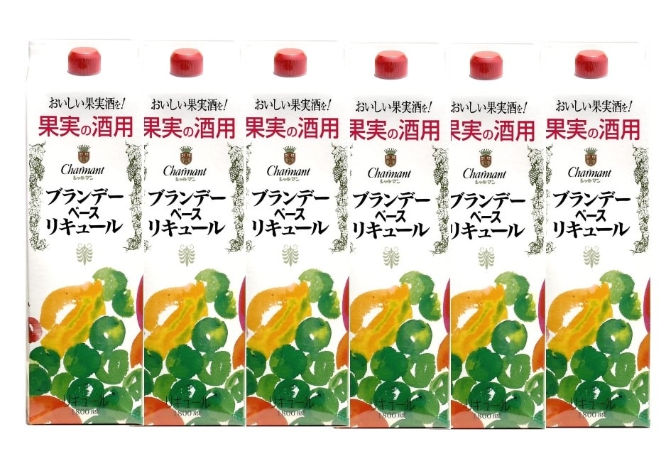 【送料無料】果実の酒用 シャルマン ブランデー ベース リキュール 35度 1800ml1.8L1ケース/6本【北海道沖縄県東北四国九州地方は必ず送料がかかります】