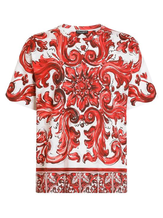 DOLCE & GABBANA Men Tops G8PN9T II7KO ID5DQ MAIOLICA 1L RUBINO
