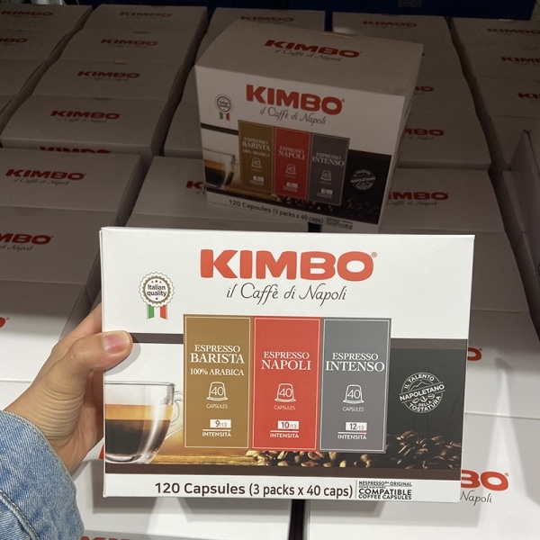 KIMBOKimbo Nespresso互換性のあるコーヒーカプセル120マルチパック