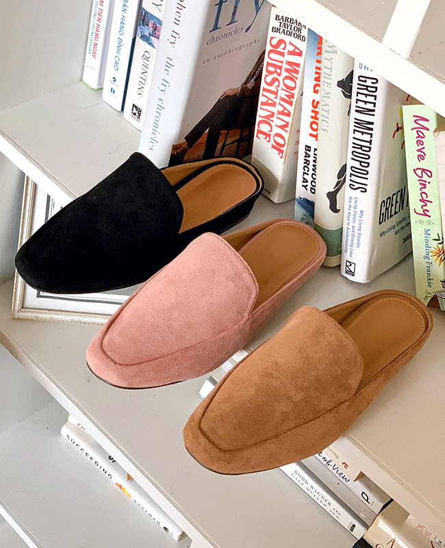 [MILOVANY] ブルーム スエード ベーシック 秋 ブロッパー 2cm