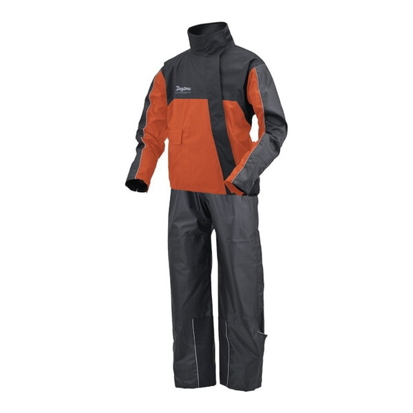 D48289 レインウェア 上下セット ハイパフォーマンスレインウェア DR-001 レッド BLサイズ