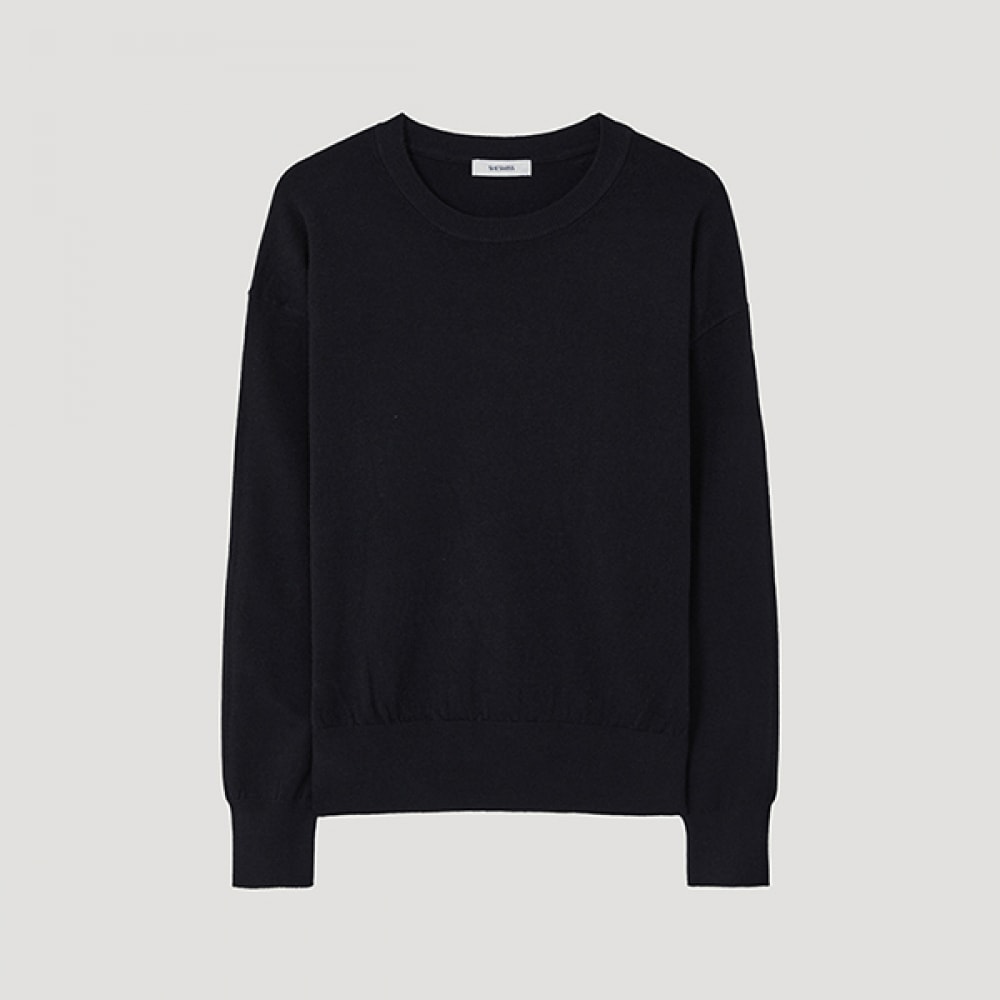 (シールズミス) ベーシックラウンドネックニット_SSKPOP12010_DN