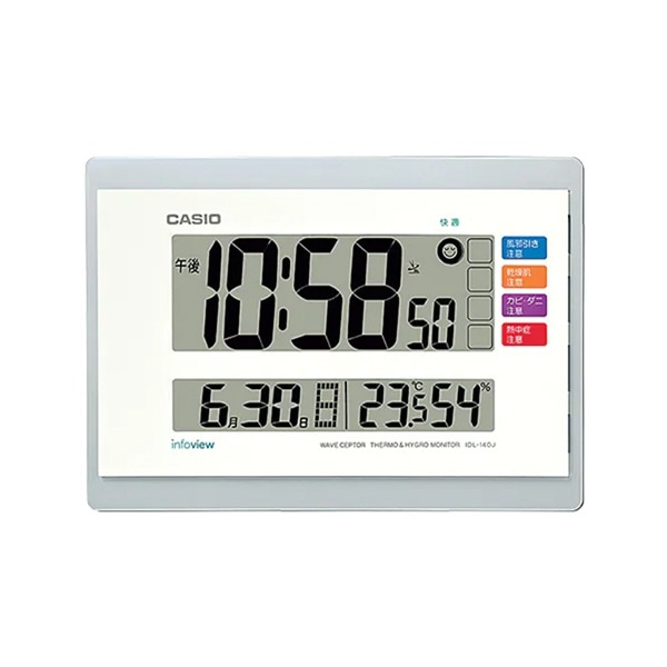 取寄品 正規品 CASIO時計 カシオ 掛け時計 IDL-140J-7JF デジタル 電波時計