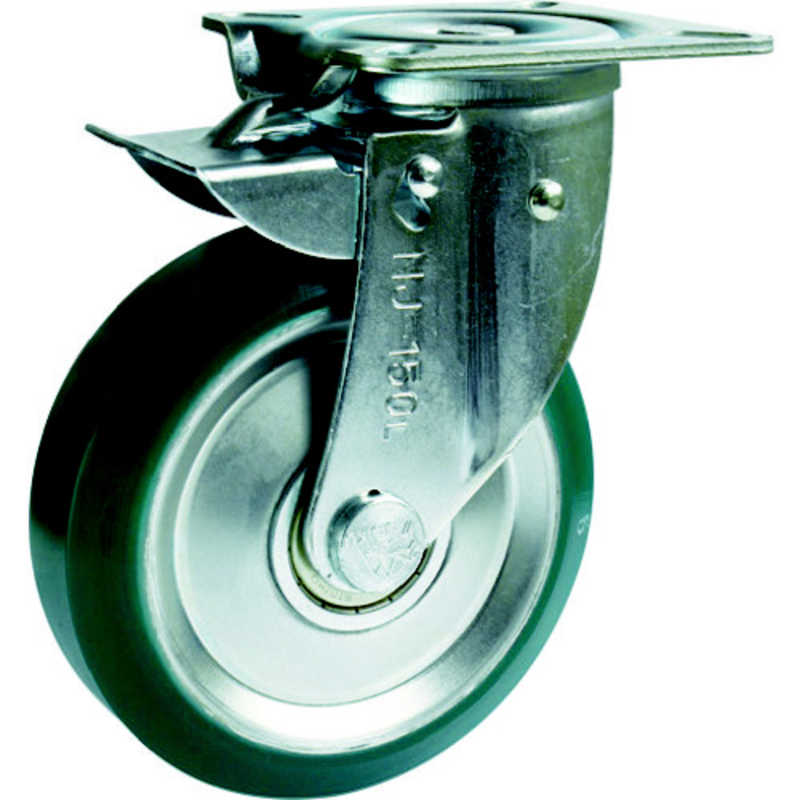 シシクアドクライス　自在固定切換キャスター ウレタン車輪 130径　NJK130UW