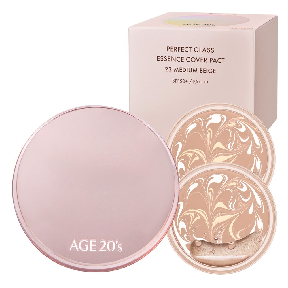 エイジツウェニスパーフェクトガラスエッセンスカバーファクトケース1p+詰め替え2p 23号ミディアムベイ...1セット
