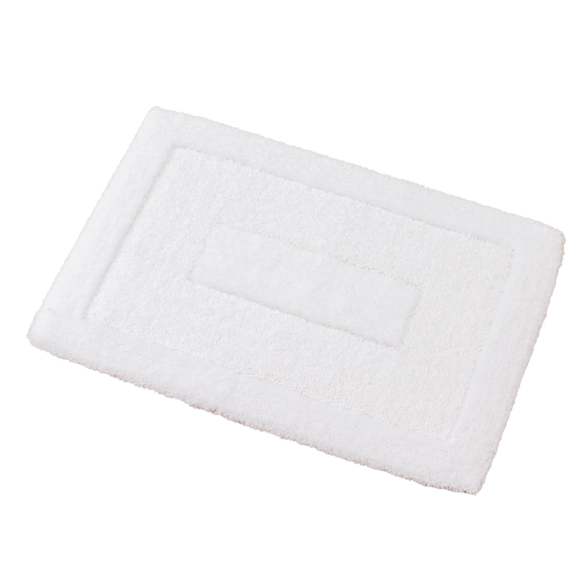 センコー M+home プレミアール バスマット 約45×65cm ホワイト 吸水 速乾 ドライキープ 日本製 10011