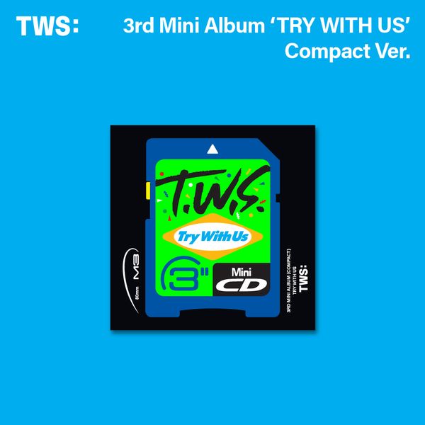 [MEGA][7種セット](Compact Ver.) TWS ミニ3集アルバム [TRY WITH US] 韓国チャート反映 トゥアス