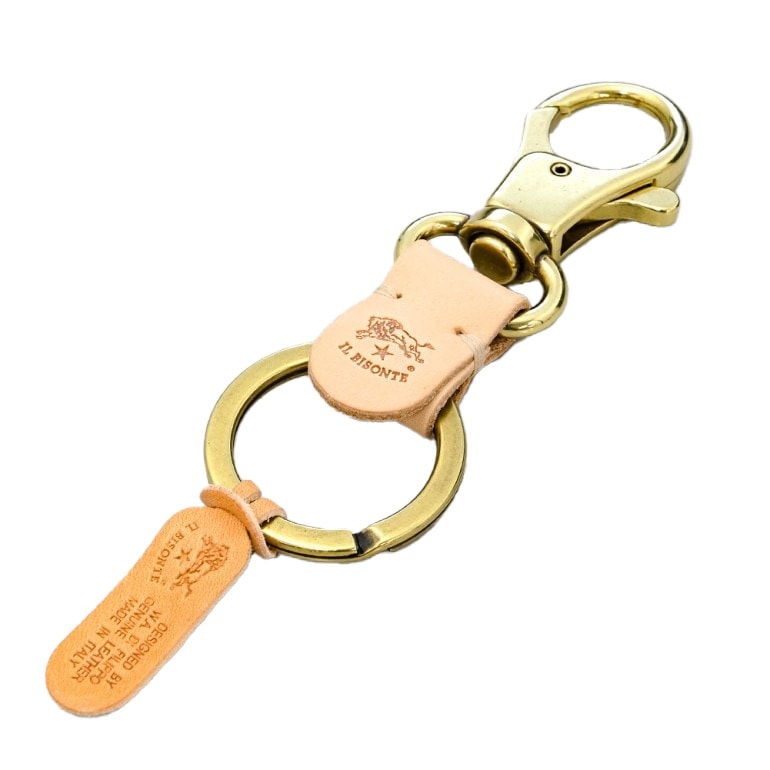 キーリング キーホルダー ナチュラル ヌメ C0551 P 120 SKH016PG0001NA106B