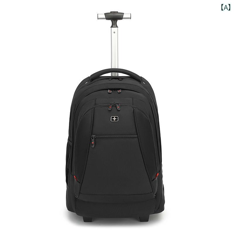 リュック　バッグ　アウトドア トロリー バック パック ショルダー トラベル バッグ 両用 男女兼用 軽量 大容量 ビジネス用新 スタイル 車輪 付き 学生用 スクール