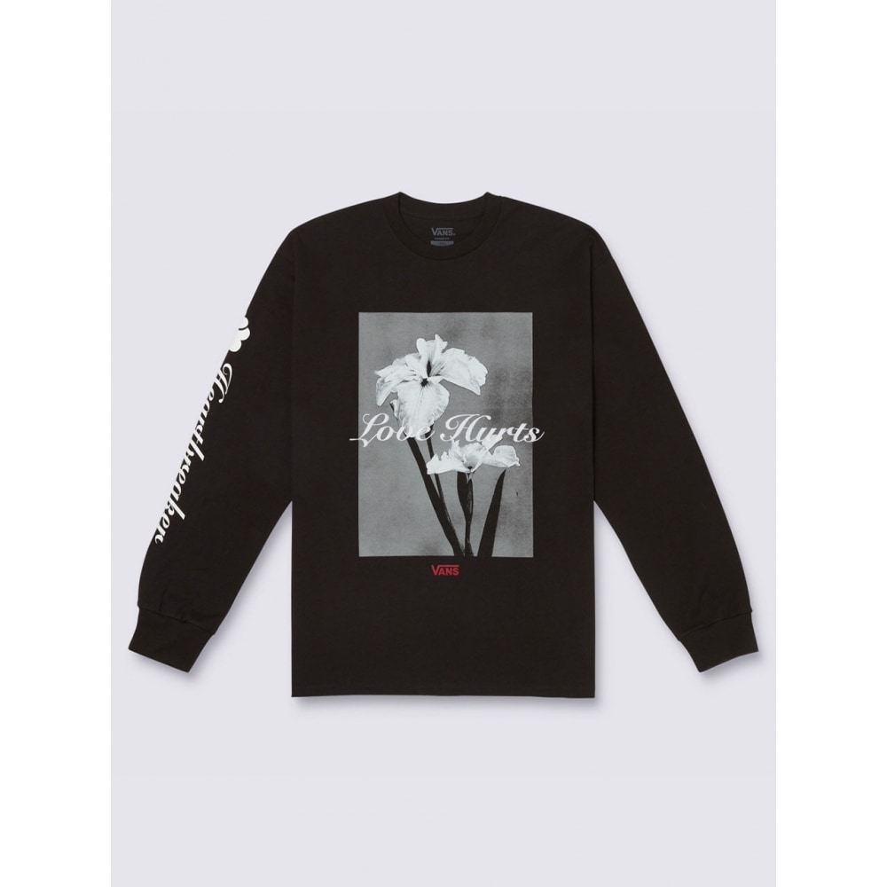 VANS ブロークンオーキッドロングスリーブ T シャツ VN000G4HBLK1