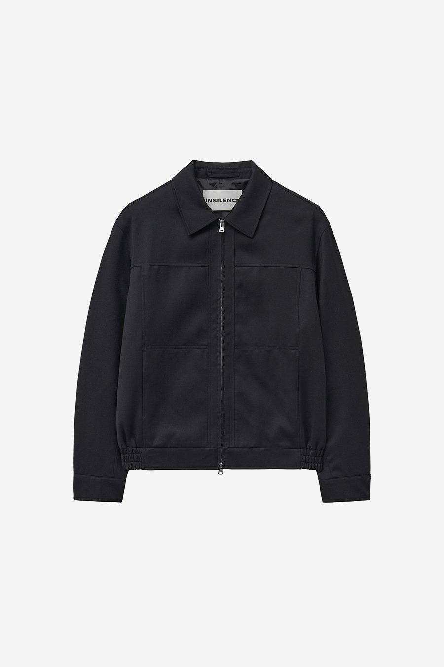 【INSILENCE】 VENETIAN WOOL BLOUSON : BLACK