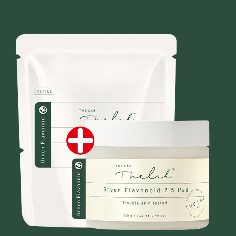 [本品+詰め替え] グリーンフラボノイド2.5パッド (90枚)