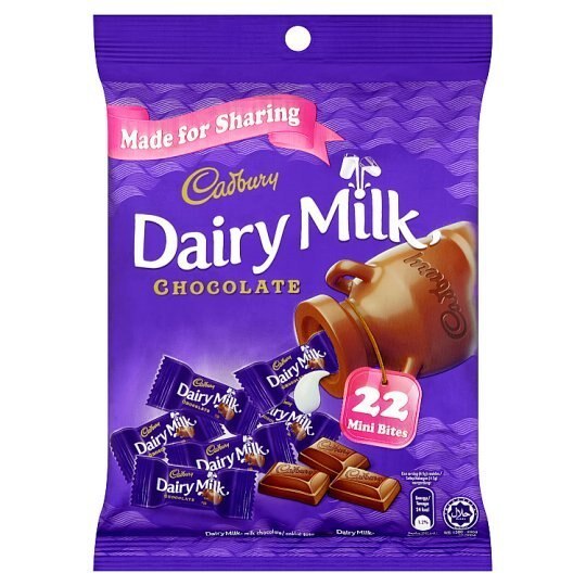 かわいい！ Dairy Cadbury Milk 100g 22pcs Bites Mini Chocolate