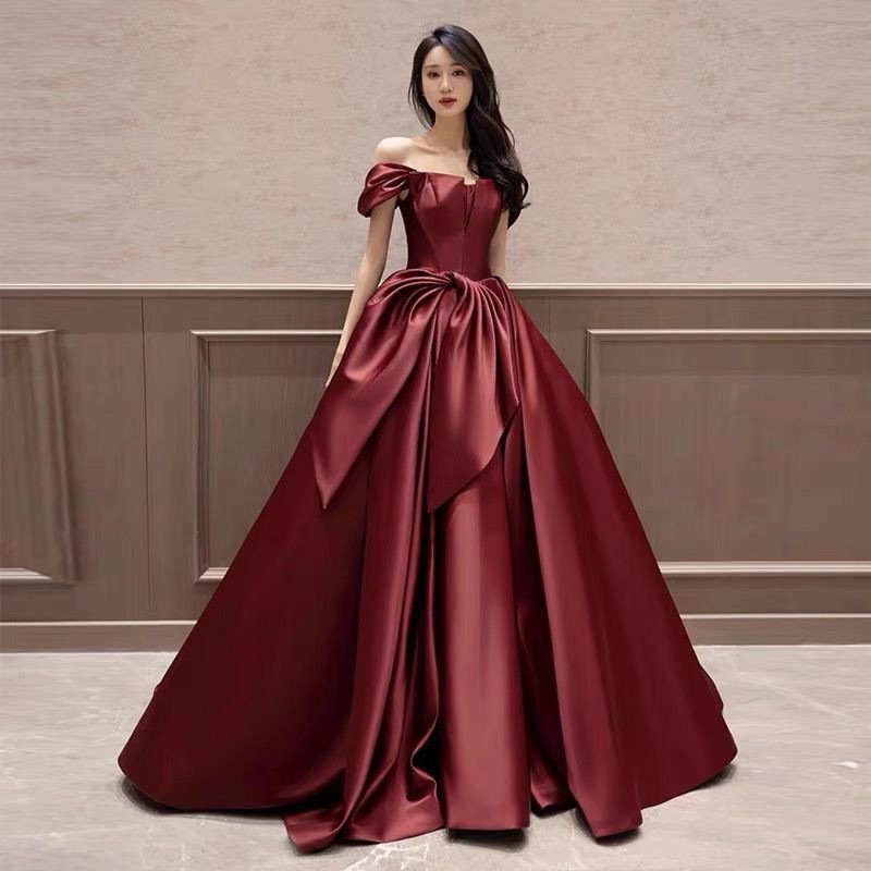 カラー パーティードレス ウェディングドレス Aラインワンピース リボン結び 演奏会 二次会 エレガンス ロングドレス 成人式 姫系 発表会 撮影用 お嫁さん 披露宴 花嫁 11,703円