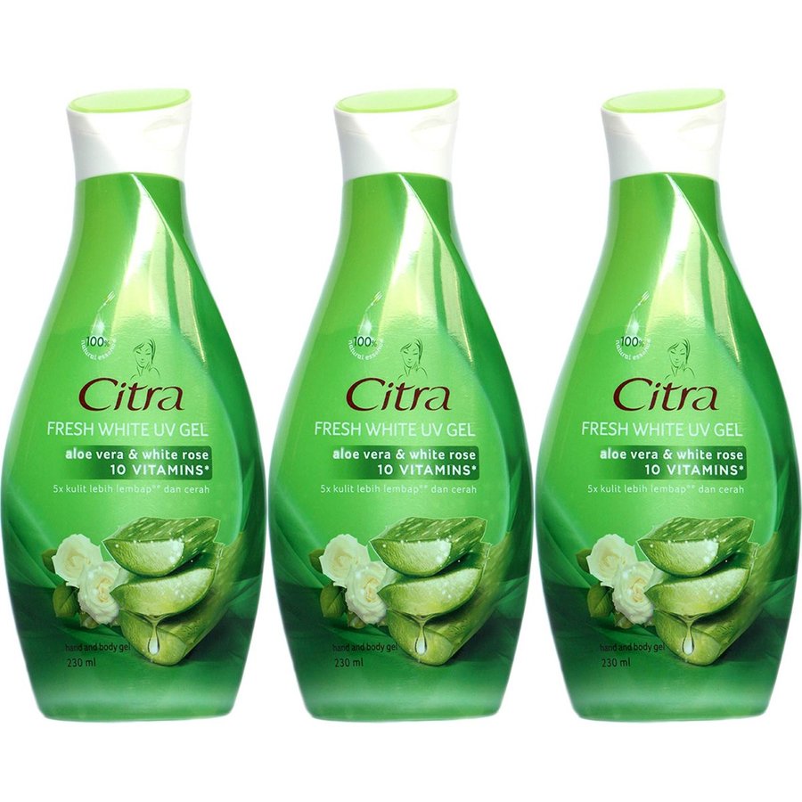 ハンド ボディローション 210ml x 3個セット Aloe Vera & White Rose