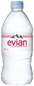 伊藤園 evian(エビアン) 硬水 ミネラルウォーター ペットボトル 750ml12本 [正規輸入