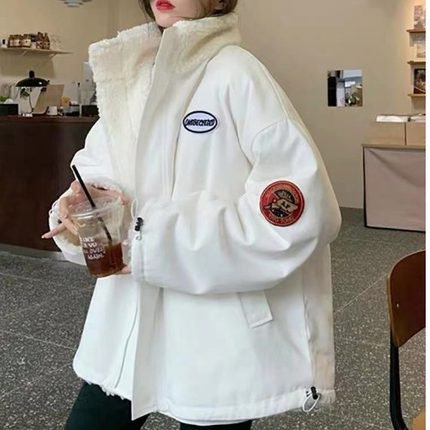 ジャケット ボアジャケット レディース アウター リバーシブル 暖か カジュアル お出掛け 羽織 おしゃれ スタンドカラー 防寒 羽織 大きいサイズ ボアブルゾン ジャケット ボアジャケット