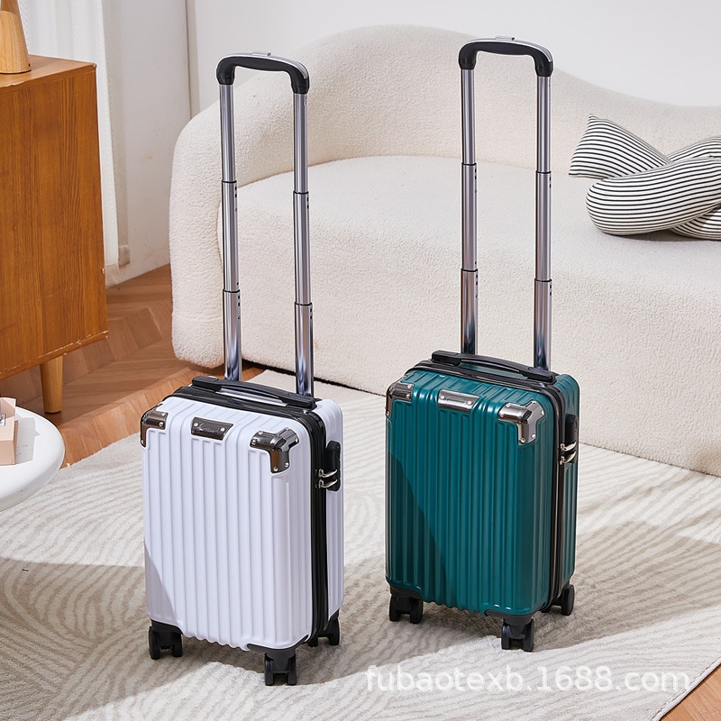 小型パスワードスーツケース 男性と女性 軽量スーツケース 16インチ 搭乗ケース ユニバーサルホイール トロリーケース 小型レザースーツケース かわいい