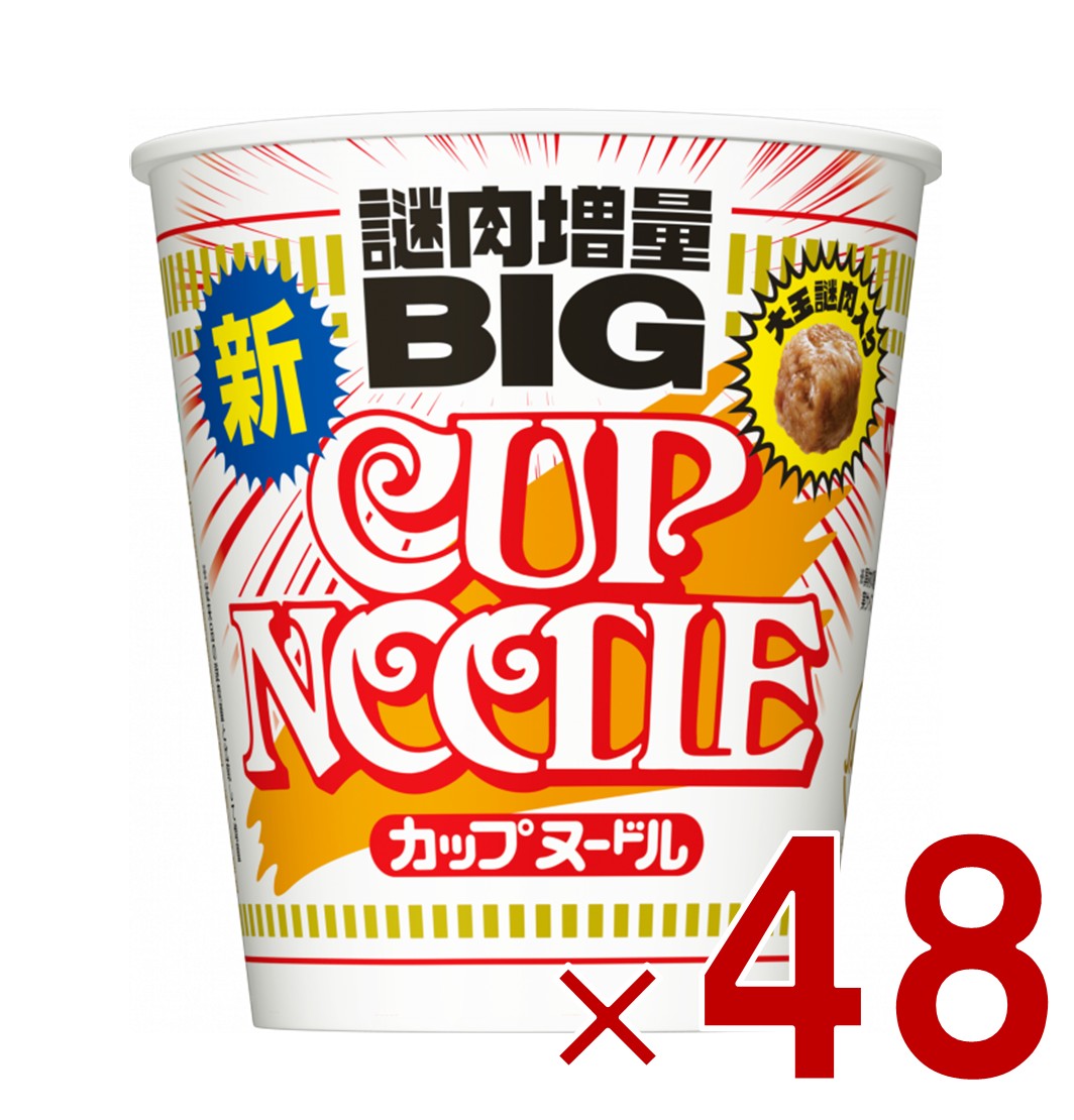 日清 カップヌードル BIG 101g ビッグ ラーメン カップ麺 即席 防災 仕送り 48個