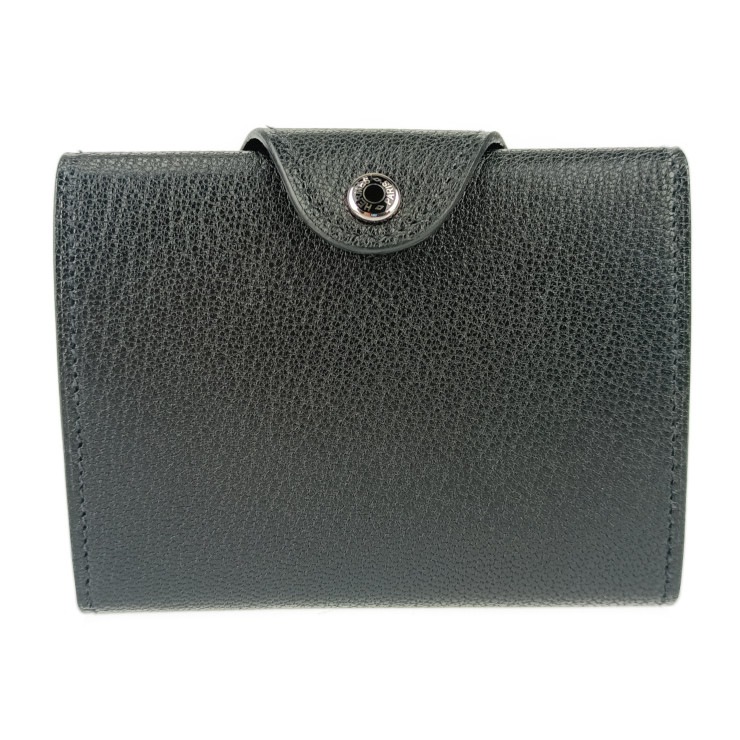 新古未使用展示品 HERMES エルメス コインケース イリアード コンパクト H084500CK ブラック シルバー金具 シェーヴル・シャムキラ B刻印 小銭入れ【本物保証】