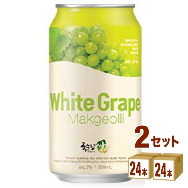 ＢＳＪ 百歳酒 米マッコリ マスカット 350ml 2ケース (48本) マッコリ