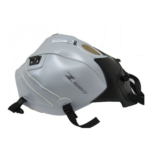 タンクカバー ブラック/パールホワイト Z650 17-23 1724A