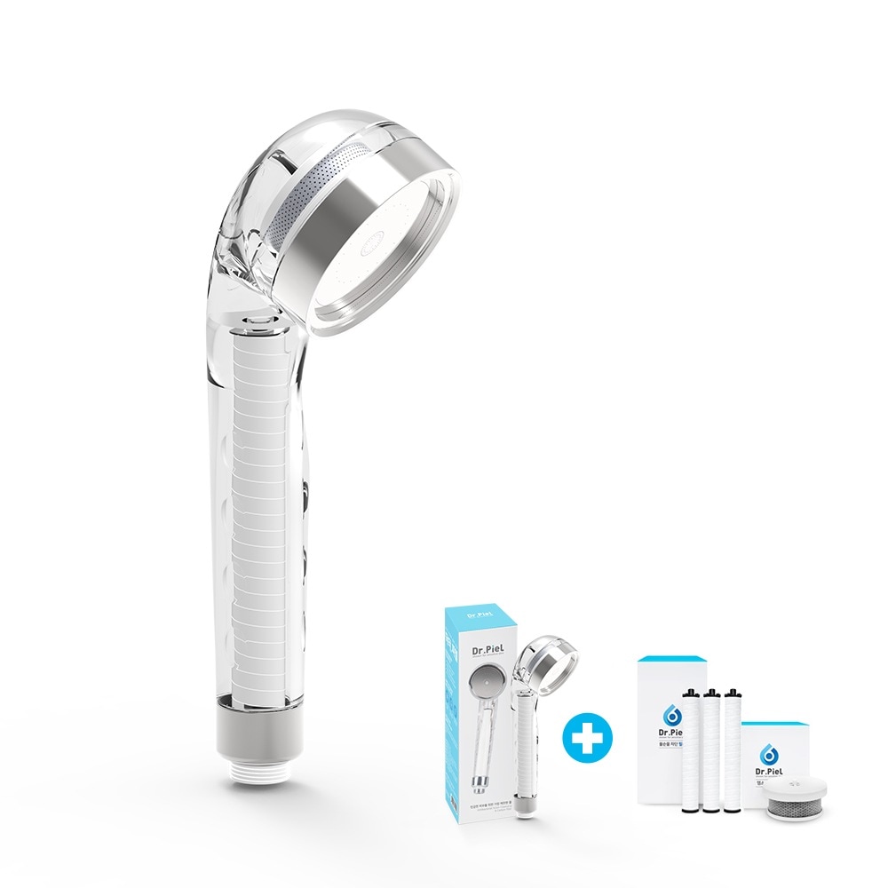 【Dr.Piel公式ショップ】塩素除去　2重フィルター　オリジナル　シャワーヘッド　【フィルター6カ月セット】