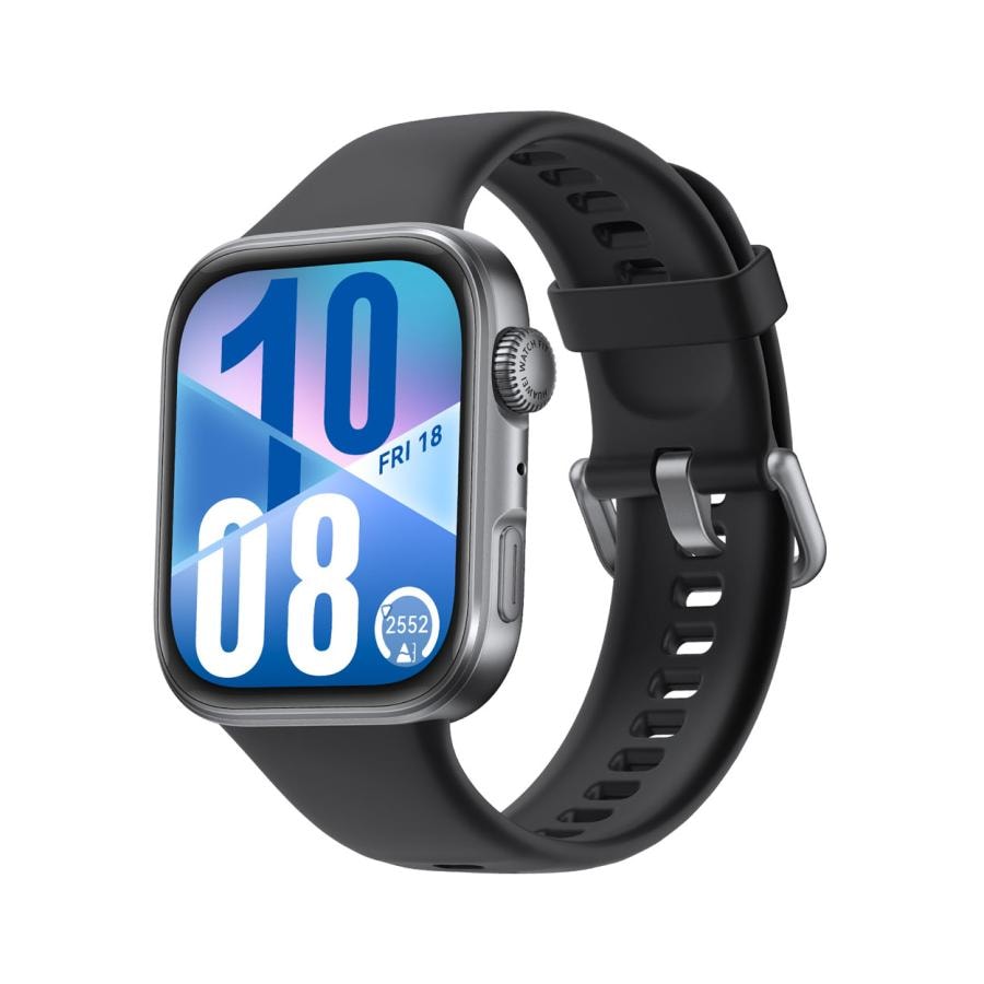 ファーウェイ スマートウォッチ Bluetooth 防水 気圧センサー マイク/スピーカー HUAWEI WATCH FIT 4 ブラック