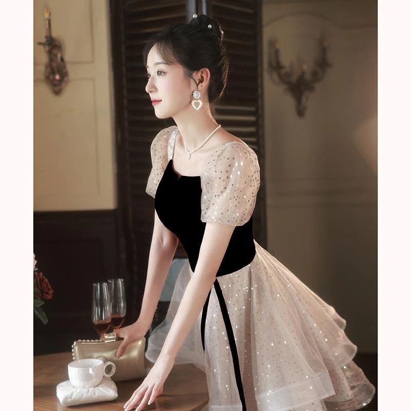 ドレス 誕生日パーティーイブニングドレス 2025ショートパーティードレスワンピースドレスドレス