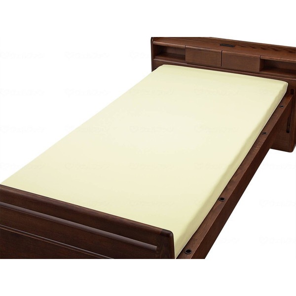 ウェルファン ポリスムースBOX防水シーツ 90X195X23 クリーム 009437 メーカー直送