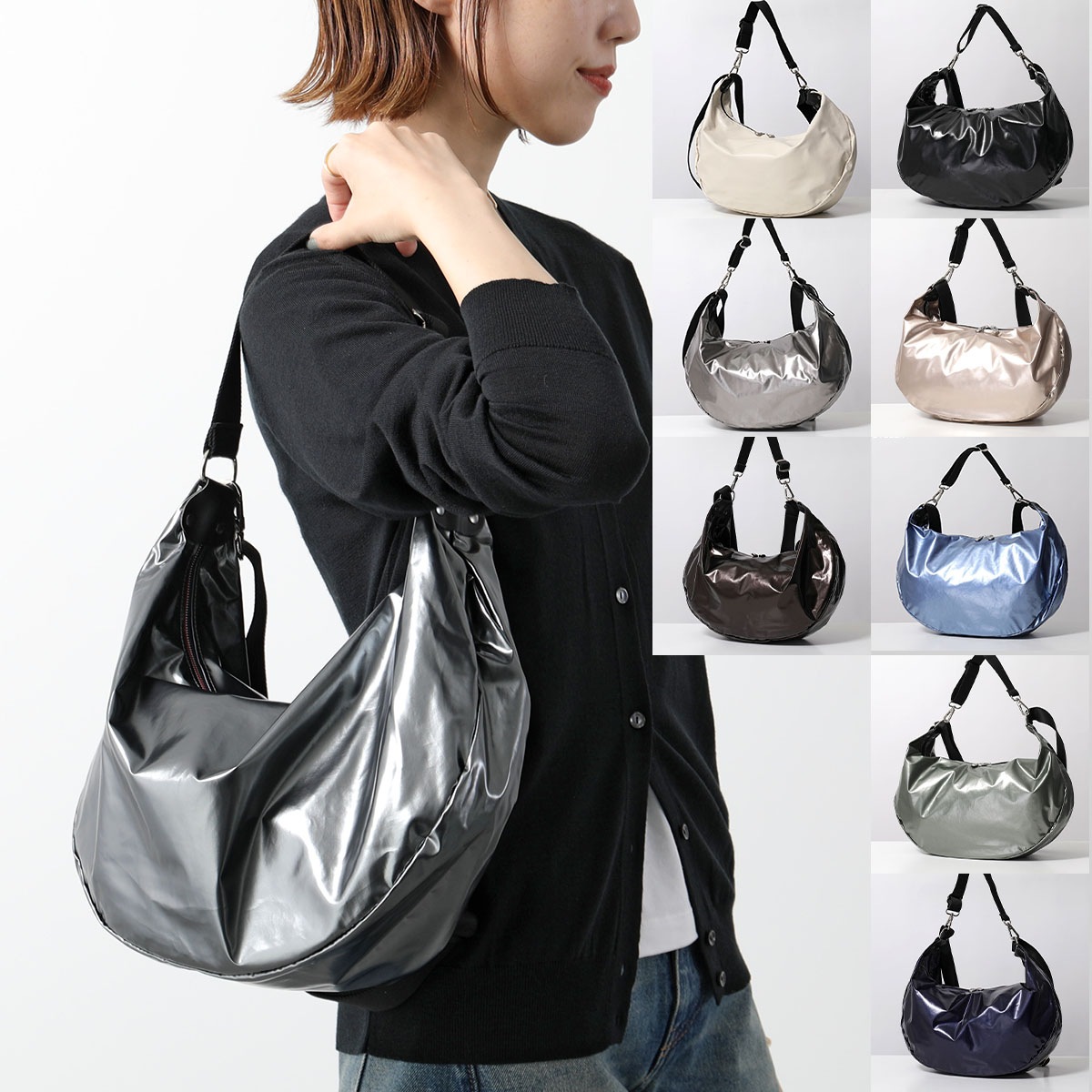 jack gomme ジャックゴム ショルダーバッグ LIGHT ORIGINAL 1969 CHARLIE レディース ハンドバッグ ナイロン ポーチ付き 軽量 撥水 鞄 カラー9色