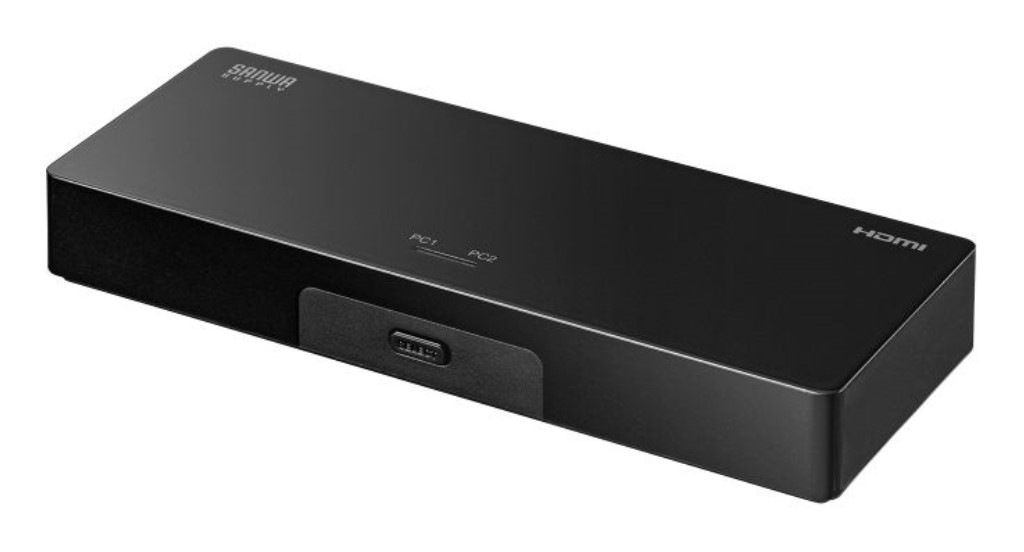 サンワサプライ [SW-KVM2HUUS] 4K対応HDMIパソコン切替器(エミュレーション非搭載2:1)