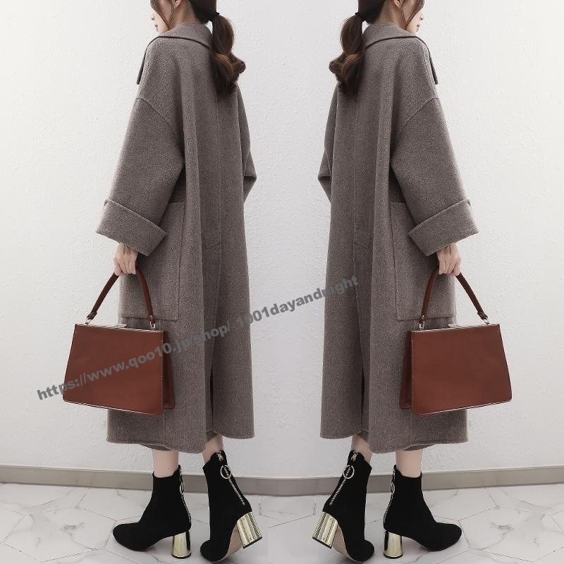 【2枚購入で100円OFF】最安値挑戦！カシミヤコート レディース スーパーロングコート コート 冬 通勤 ロング丈 チェスターコート カシ