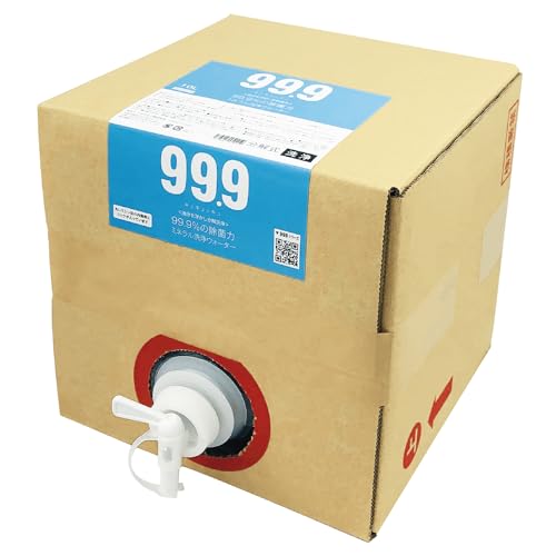 【空スプレーボトル2本付属】99.9洗浄スプレー10L詰替え用コック付 スプレーボトル約28本分 ホテルや飲食店