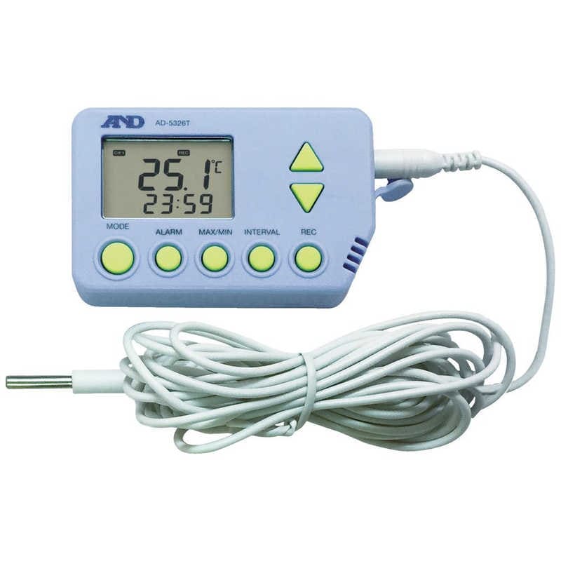 A＆D　A&D デジタル温度データロガー(外部温度センサー付き)　AD-5326TT
