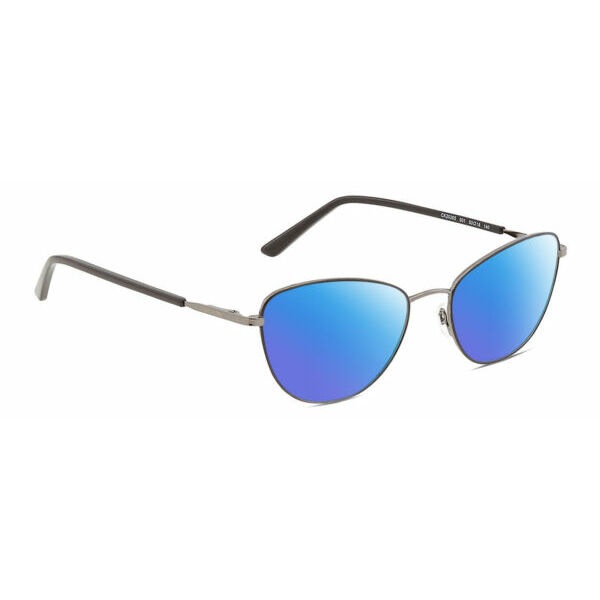 サングラス Calvin KleinCK20305 Womens Cat Eye Polarized Sunglasses in Black Gunmetal 53 mm