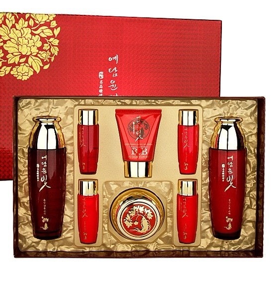 [韓国人気]イェダムユンビッ 紅参ジンユル 女性 4種セット/韓国化粧品/スキンケア/基礎化粧品セット