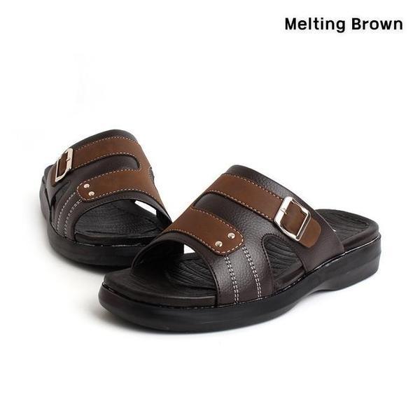 男性用バックル スリッパ カジュアル オフィス シューズ 2色 5,596円