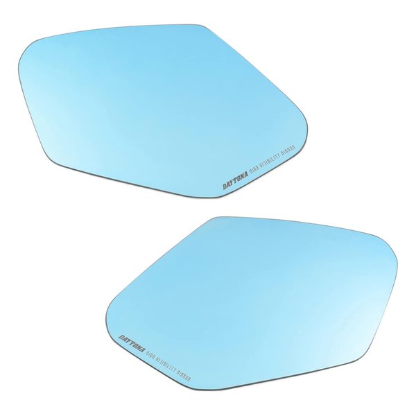 ハイビジミラー 貼り付けタイプ CBR250RRなど 広角 ブルー 29711