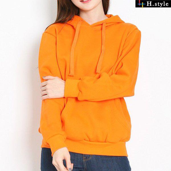 HスタイルKHKU2093起毛フードティー/冬/起毛/フード付きTシャツ/マンツーマン