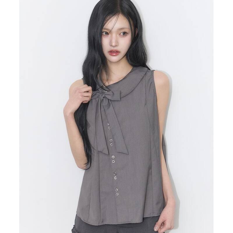 ILLIGO ロープフレアブラウス チャコール 26SMTOP02CH 412853